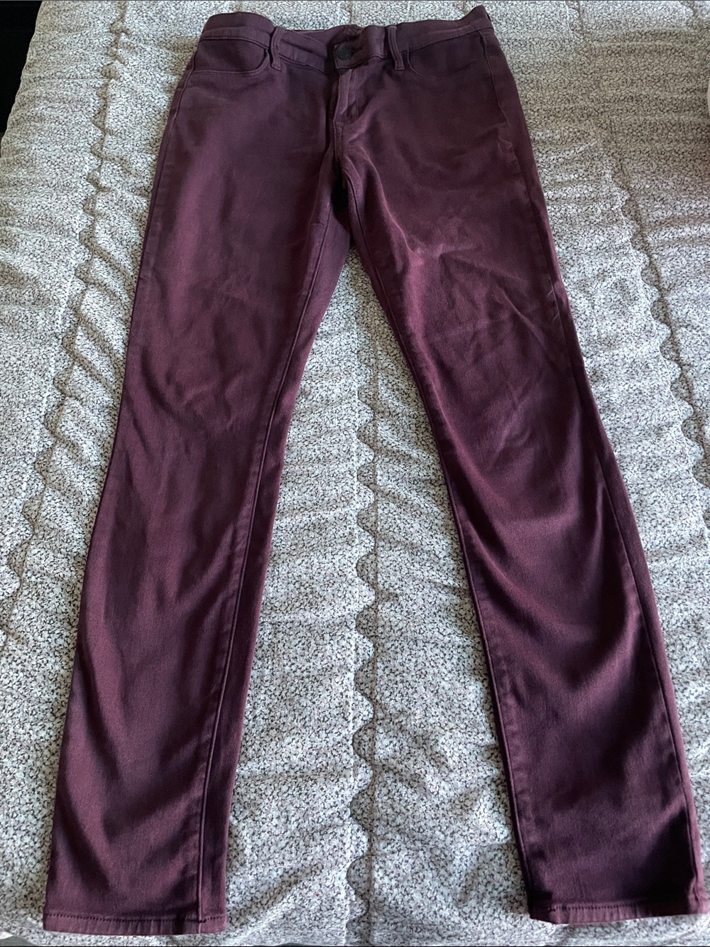 PacSun Burgundy Stretch Jeggings